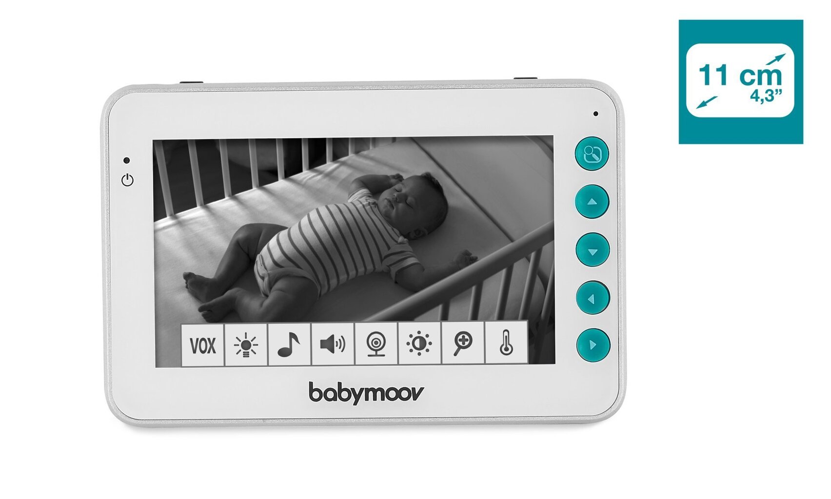 Juhtmevaba elektrooniline lapsehoidja Babymoov Babyphone YOO-MOOV 360° A014417 цена и информация | Beebimonitorid | kaup24.ee