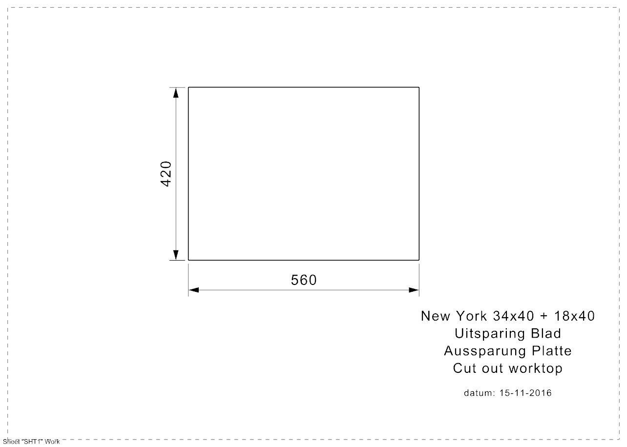Roostevabast terasest köögivalamu Reginox New York 34x40+18x40 (L) hind ja info | Köögivalamud | kaup24.ee