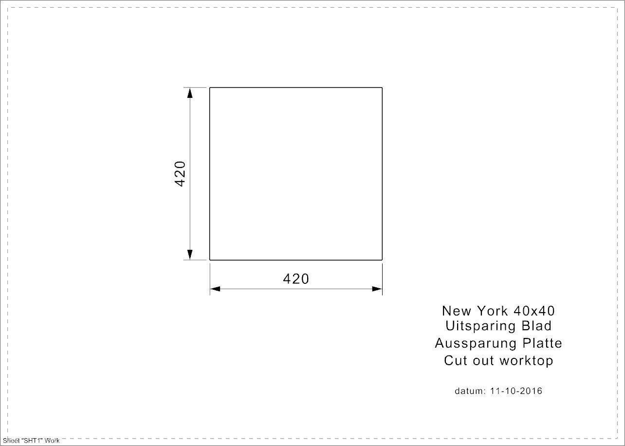 Roostevabast terasest köögivalamu Reginox New York 40/40 (L) цена и информация | Köögivalamud | kaup24.ee