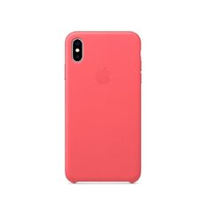 Tagakaaned Apple       iPhone XS Max Leather Case MTEX2ZM/A    Peony Pink цена и информация | Чехлы для телефонов | kaup24.ee