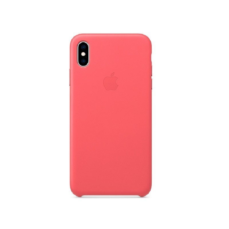 Tagakaaned Apple       iPhone XS Max Leather Case MTEX2ZM/A    Peony Pink цена и информация | Telefoni kaaned, ümbrised | kaup24.ee