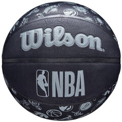 Wilson NBA All Team Ball, unisex basketball balls , черный цена и информация | Баскетбольные мячи | kaup24.ee