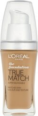 Jumestuskreem L’Oreal Paris True Match Super Blendable 30 ml 6.N Honey цена и информация | Пудры, базы под макияж | kaup24.ee