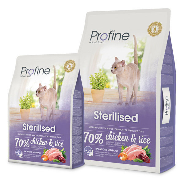 Kuivtoit Profine Cat steriliseeritud kassidele Sterilised, 2 kg hind ja info | Kuivtoit kassidele | kaup24.ee