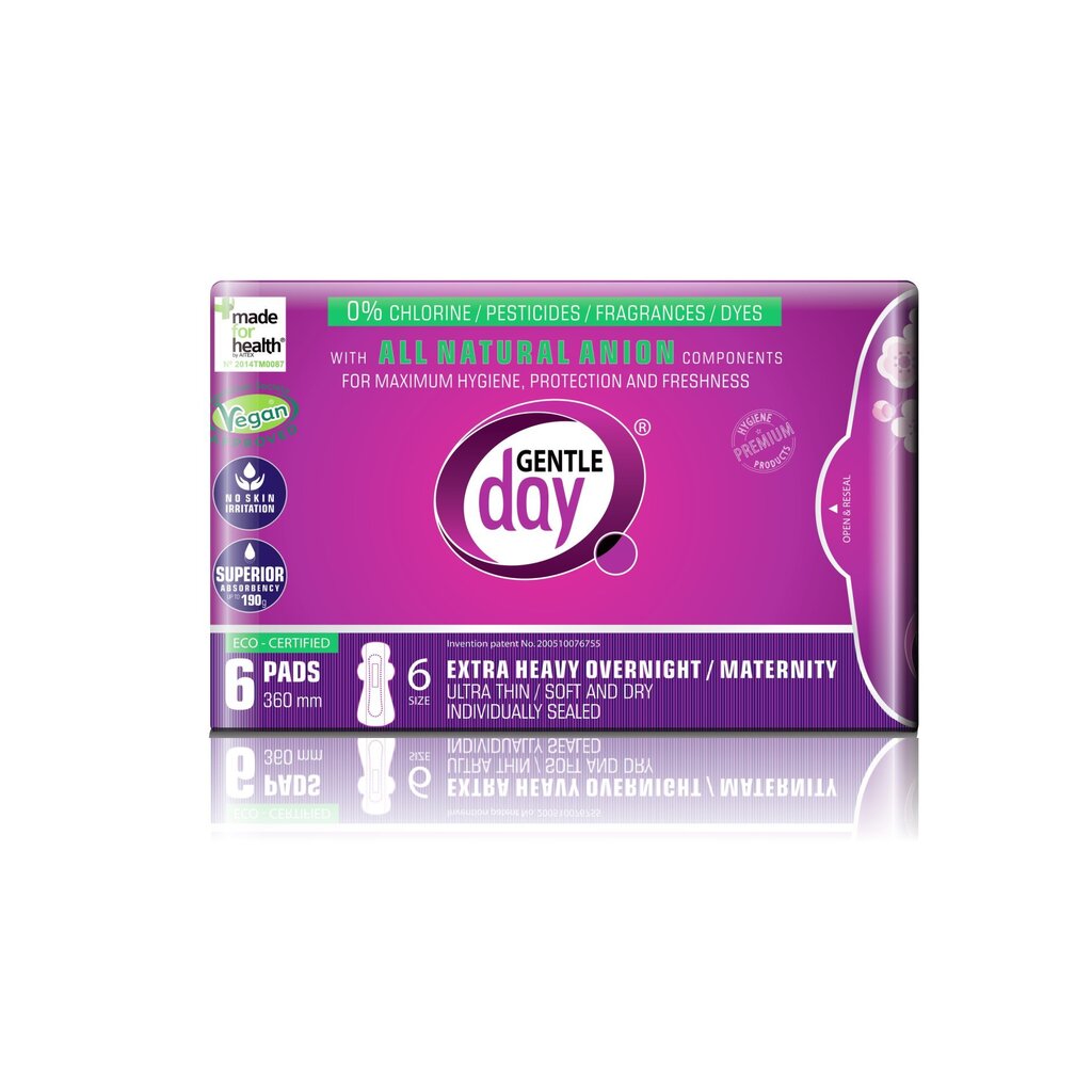 Gentle day Extra heavy pakett hind ja info | Tampoonid, hügieenisidemed, menstruaalanumad | kaup24.ee