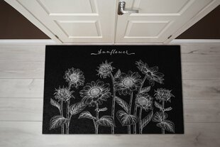 Uksematt Päevalillede Lilled, 150x100 cm цена и информация | Придверные коврики | kaup24.ee