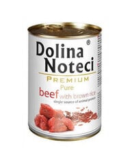 Dolina Noteci Premium Pure veise ja pruuni riisiga, 800 g hind ja info | Konservid koertele | kaup24.ee