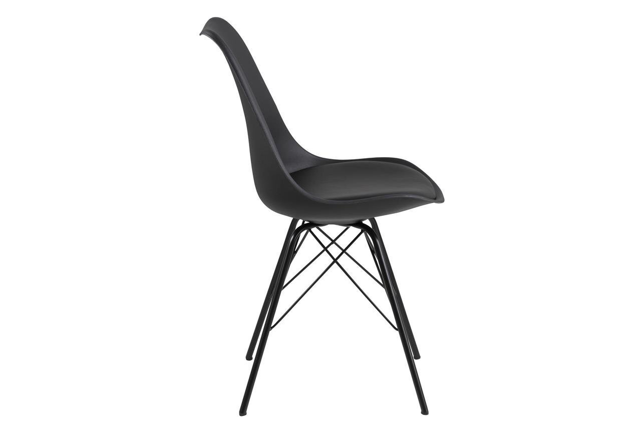 2-tooli komplekt Eris, must hind ja info | Söögilaua toolid, köögitoolid | kaup24.ee