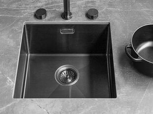 Кухонная мойка из нержавеющей стали Reginox Miami (L), с покрытием PVD, gun metal цена и информация | Раковины на кухню | kaup24.ee