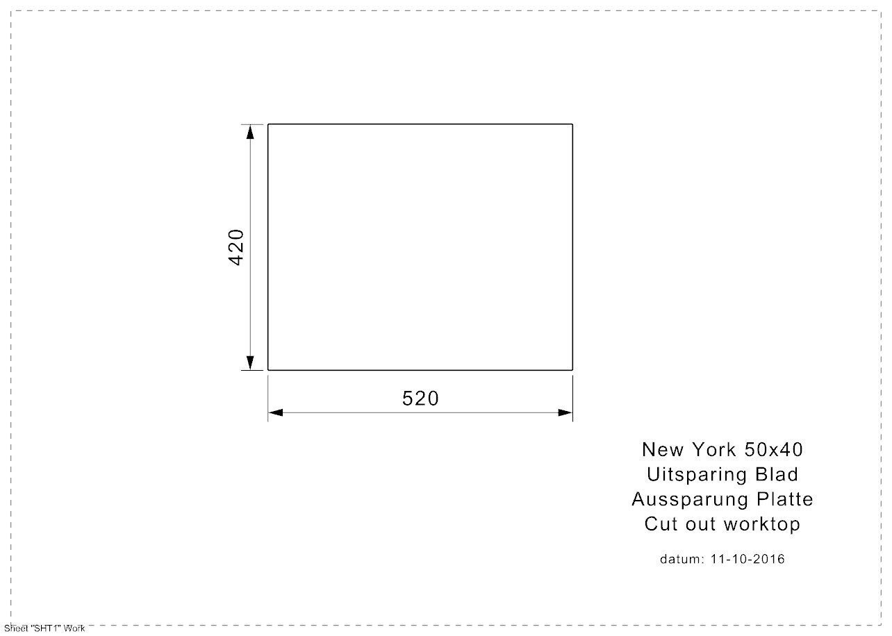 Roostevabast terasest köögivalamu Reginox New York (L), 50x40 cm цена и информация | Köögivalamud | kaup24.ee