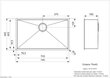 Roostevabast terasest köögivalamu Reginox Ontario, 740x440 mm цена и информация | Köögivalamud | kaup24.ee