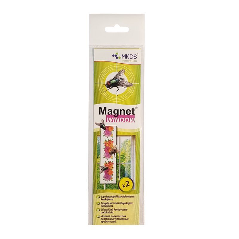 Kleepuv putukate lõks Magnet WINDOW, 2 tk цена и информация | Sääsetõrjevahendid | kaup24.ee