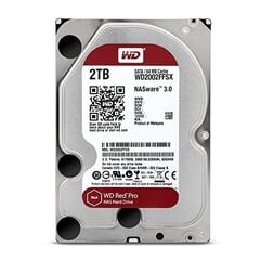 HDD SATA 2TB 6GB/S 64MB/RED PRO WD2002FFSX WDC цена и информация | Внутренние жёсткие диски (HDD, SSD, Hybrid) | kaup24.ee