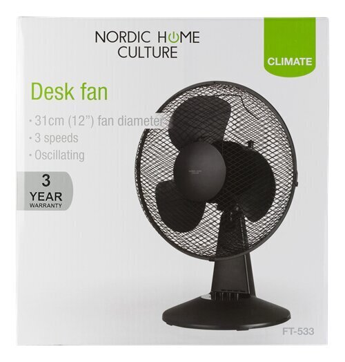 Ventilaator Nordic Home Culture NHC FT-533 цена и информация | Ventilaatorid | kaup24.ee