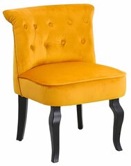 Кресло Brittany Velvet, желтое цена и информация | Кресла в гостиную | kaup24.ee