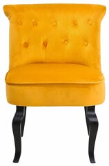 Кресло Brittany Velvet, желтое цена и информация | Кресла в гостиную | kaup24.ee