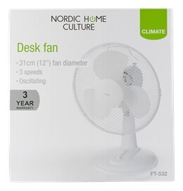 Ventilaator Nordic Home Culture NHC FT-532 цена и информация | Ventilaatorid | kaup24.ee