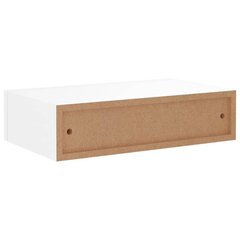 sahtliga seinariiul, valge, 40x23,5x10 cm MDF hind ja info | Riiulid | kaup24.ee