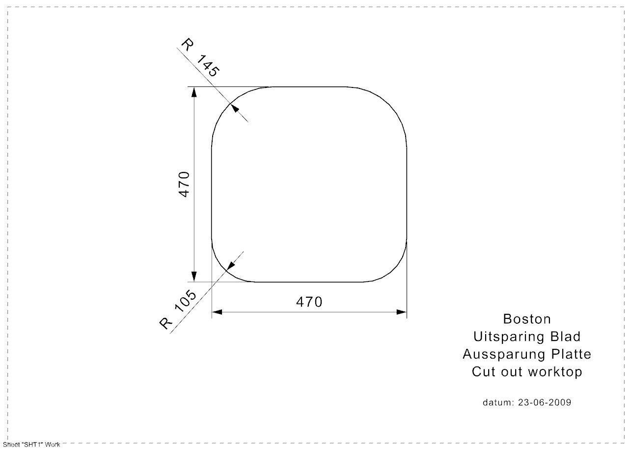 Roostevabast terasest köögivalamu Reginox Boston (R), 48.5x48.5 cm цена и информация | Köögivalamud | kaup24.ee