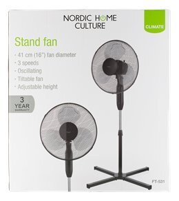 Ventilaator Nordic Home Culture NHC FT-531 цена и информация | Ventilaatorid | kaup24.ee