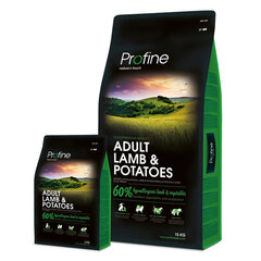 Profine Dog с бараниной и картофелем Adult Lamb & Potatoes, 15 кг цена и информация | Сухой корм для собак | kaup24.ee