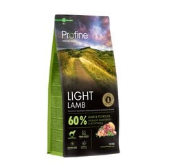 Profine Dog ülekaalulistele koertele lambaliha ja kartuliga Light Lamb & Potatoes, 12 kg hind ja info | Kuivtoit koertele | kaup24.ee