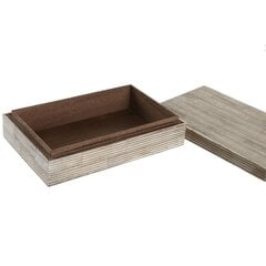 Шкатулка DKD Home Decor 20,5 x 13 x 5,5 cm Кремовый Кость Смола цена и информация | Ящики для вещей | kaup24.ee