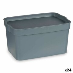 Mitmeotstarbeline Karp Hall 2,3 L (13,5 x 11 x 20 cm) (24 tk) hind ja info | Hoiukastid ja -korvid | kaup24.ee