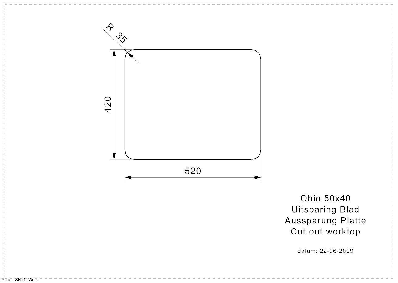 Unikaalse värviga valamu koos luksusliku metalli ja pärlmutter kattega Reginox Ohio 50X40 Midnight sky (L) hind ja info | Köögivalamud | kaup24.ee