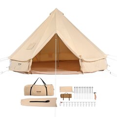 Четырёхсезонная палатка Vevor на 8 человек, цвета песка цена и информация | Палатки | kaup24.ee