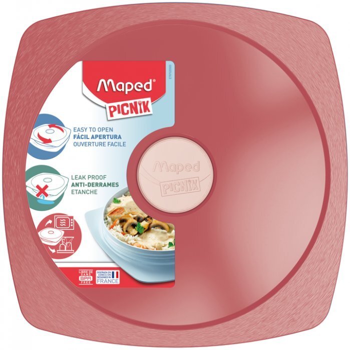 Lõunasöögi karp-taldrik Maped Picnik Adult Concept 900 ml brick red цена и информация | Toidu säilitusnõud | kaup24.ee