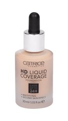 Тональная основа Catrice HD Liquid Coverage Foundation 24H 30 мл, 020 Rose Beige цена и информация | Пудры, базы под макияж | kaup24.ee