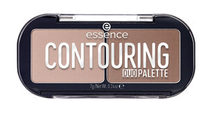 Палетка для контурирования "ESSENCE  contouring duo palette" 20 цена и информация | Пудры, базы под макияж | kaup24.ee