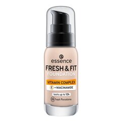 Jumestuskreem Essence Fresh &amp; Fit 05-fresh porcelaine, 30 ml hind ja info | Jumestuskreemid, puudrid | kaup24.ee