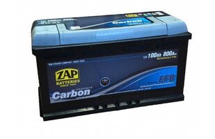 ZAP Carbon EFB 100Ah 800A aku kaina ir informacija | Akud | kaup24.ee