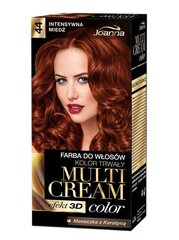 Juuksevärv Joanna Multi Cream Color 100 ml, 44 Intensive Copper цена и информация | Краска для волос | kaup24.ee