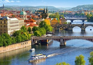Pusle Castorland View of Bridges in Prague, 500 detaili hind ja info | Pusled | kaup24.ee