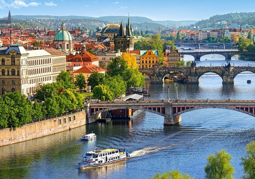 Pusle Castorland View of Bridges in Prague, 500 detaili цена и информация | Pusled | kaup24.ee