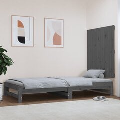 seinale kinnitatav voodipeats, hall, 82,5x3x90 cm, männipuit цена и информация | Кровати | kaup24.ee