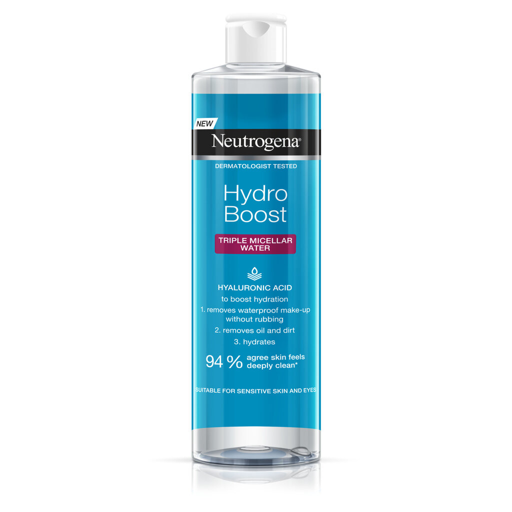 Mitsellaarvesi NEUTROGENA Hydro Boost 3-in-1 400ml цена и информация | Näopuhastusvahendid | kaup24.ee