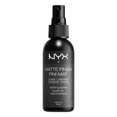 Спрей-фиксатор Matte Finish NYX (60 мл) цена и информация | Пудры, базы под макияж | kaup24.ee