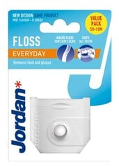 Межзубная нить Jordan Everyday Floss, 50 м цена и информация | Для ухода за зубами | kaup24.ee