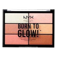 Палитра для контурирования Born To Glow NYX цена и информация | Пудры, базы под макияж | kaup24.ee