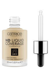 Жидкая основа для макияжа Hd Liquid Coverage Foundation Catrice цена и информация | Пудры, базы под макияж | kaup24.ee