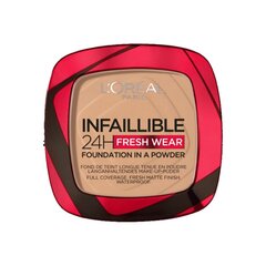 Компактный макияж L'Oreal Make Up Infallible Fresh Wear 24 часов 140 (9 г) цена и информация | Пудры, базы под макияж | kaup24.ee