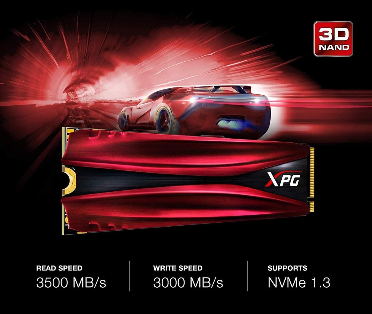 ADATA 1TB M.2 PCIe NVMe XPG GAMMIX S11 Pro цена и информация | Sisemised kõvakettad (HDD, SSD, Hybrid) | kaup24.ee