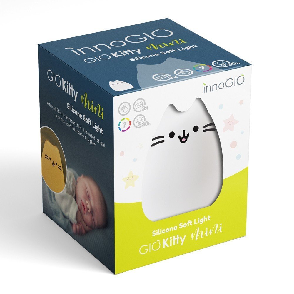 Öölamp InnoGIO Kitty Mini, LJC-124 цена и информация | Laste ohutustarvikud | kaup24.ee