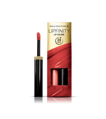 Komplekt Max Factor Lipfinity 390 All Day Seductive: huulepulk 2.3 ml + huulepalsam 1.9 g hind ja info | Huulepulgad, -läiked, -palsamid, vaseliin | kaup24.ee