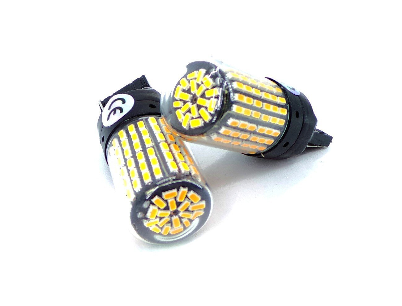 W21W LED-pirnid 2x 7440 12-24V CANBUS oranž PREMIUM цена и информация | Autopirnid | kaup24.ee