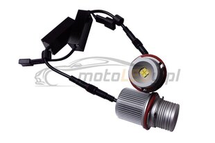 80W LED-pirnid BMW E39, E53, E65, E66, E60, E61, E63, E64, E87 rõngastele, 2 tk komplektis hind ja info | Autopirnid | kaup24.ee